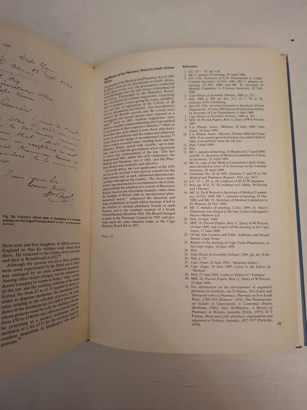 A history of organised pharmacy in South Africa, 1885-1950 (Mike Ryan)