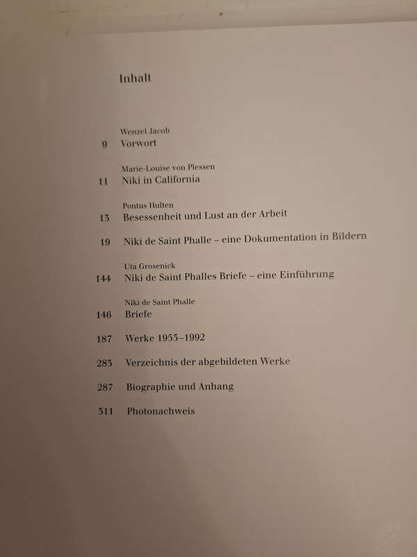 Niki de Saint Phalle. Sonderausgabe: Katalog zur Ausstellung in der Kunst- und Ausstellungshalle der