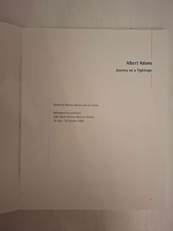 Albert Adams: Journey on a Tightrope