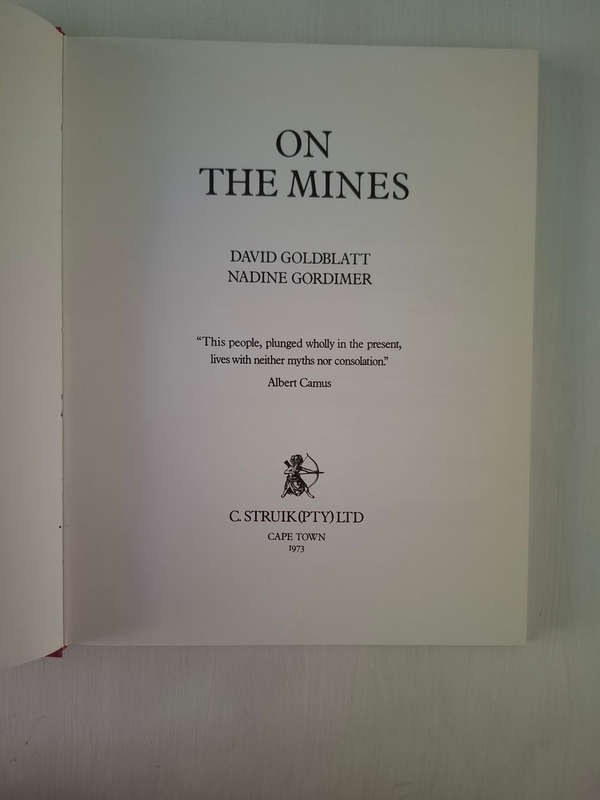 On the Mines (David Goldblatt, Nadine Gordimer)