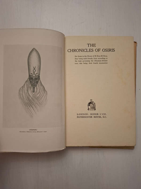 The Chronicles of Osiris: Set Down in the House of El Eros-El Erua [i.e. H.C. Randall-Stevens], They