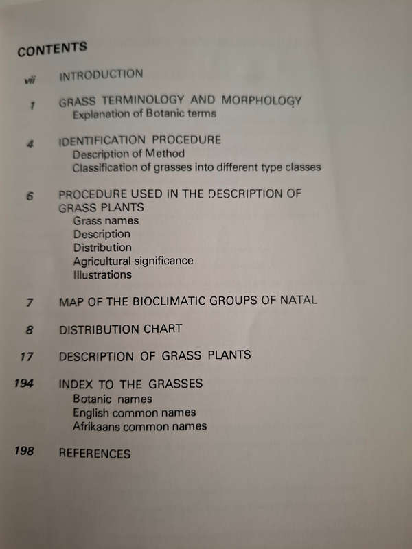 Common Veld and Pasture Grasses of Natal