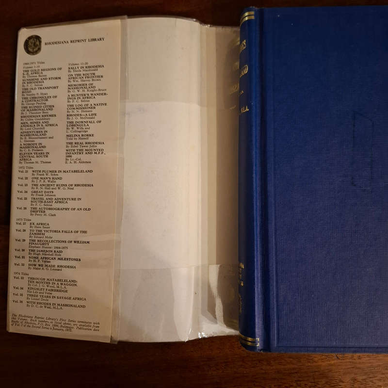With Rhodes in Mashonaland (Rhodesiana reprint library)  David Christiaan de Waal