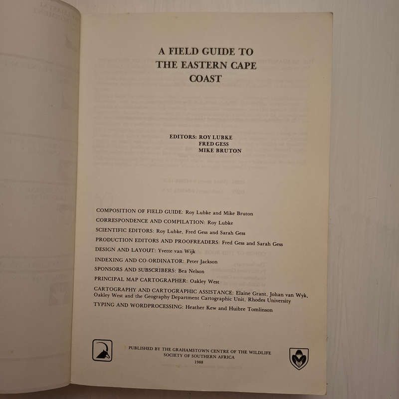 A Field Guide to the Eastern Cape Coast