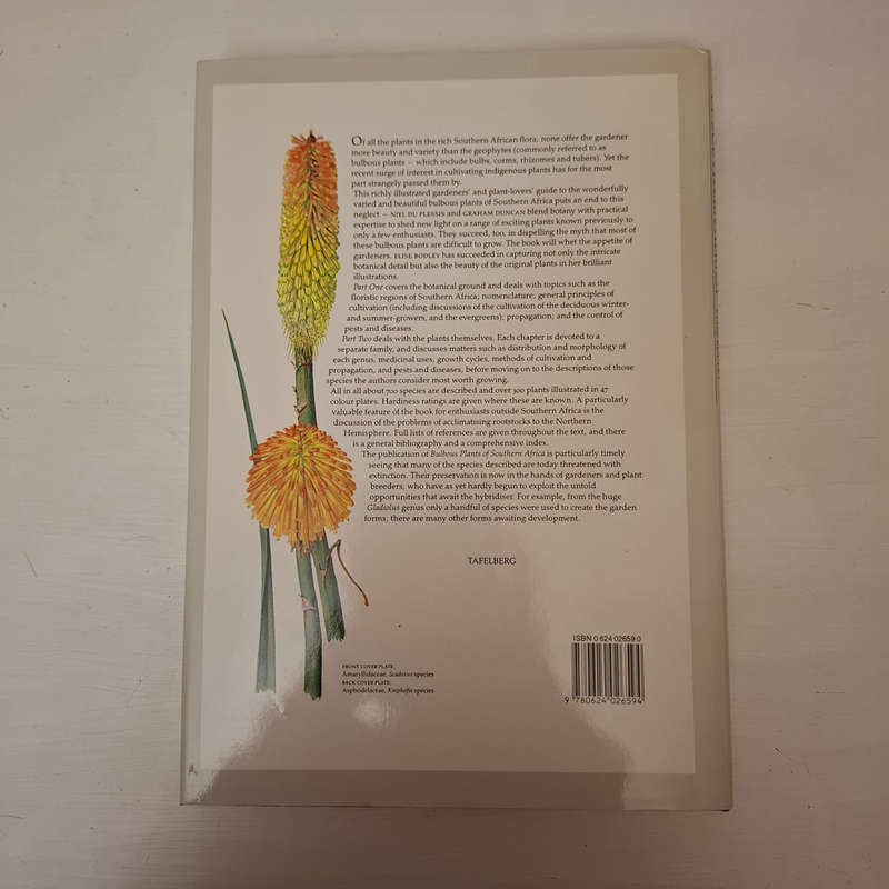 Bulbous Plants of Southern Africa: A Guide to Their Cultivation and Propagation