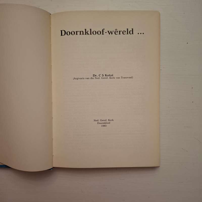 Doornkloof-wereld (C.S. Kotze)