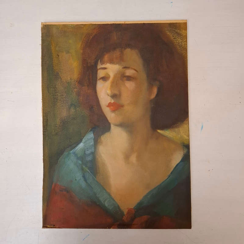 Painting on board - unknown artist