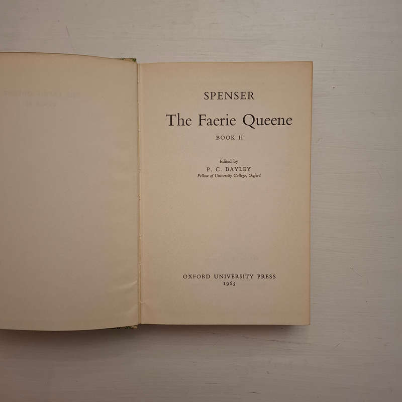 Spenser's Faerie Queen - Volume II : Books IV-VII - The Poetical Works of Edmund Spenser