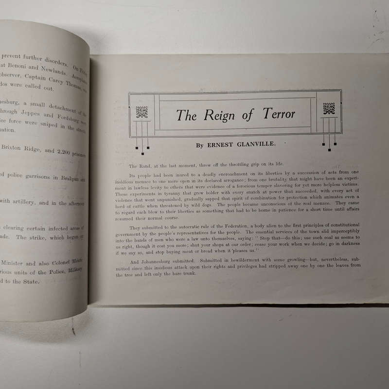 Through the Red Revolt on the Rand - A pictorial review of events January, February, March 1922 comp