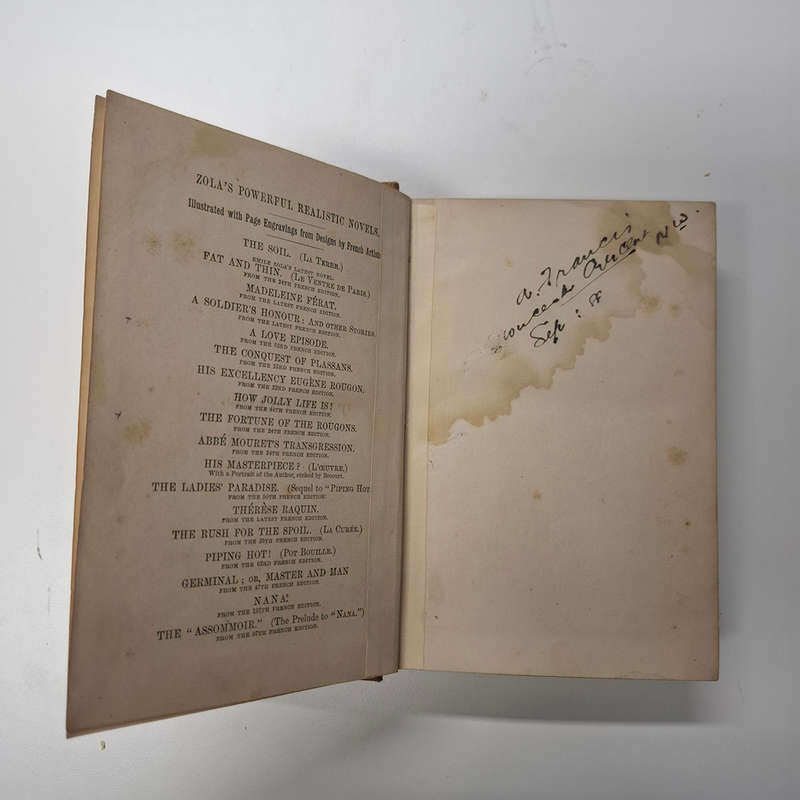 The Soil La Terre: A Realistic Novel (Emile Zola)