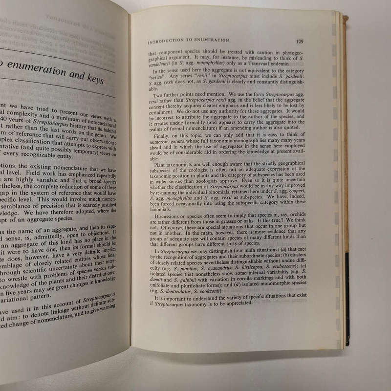 Streptocarpus: An African Plant Study (Hilliard, O. M., Burtt, B. L.)