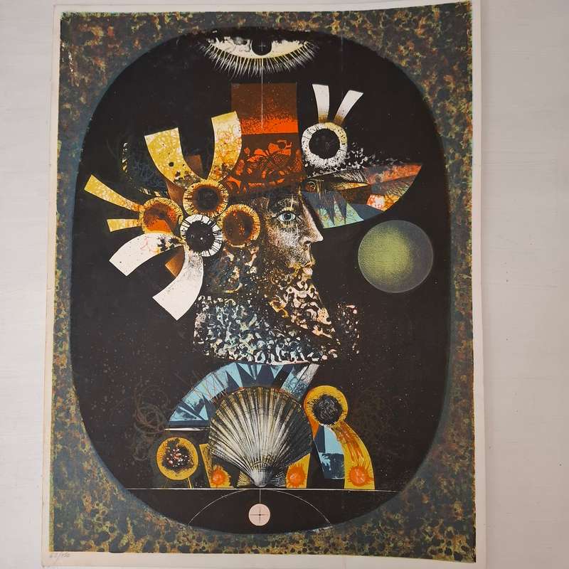 Lithograph by Pierre Henri Jacquot (1929-2009)