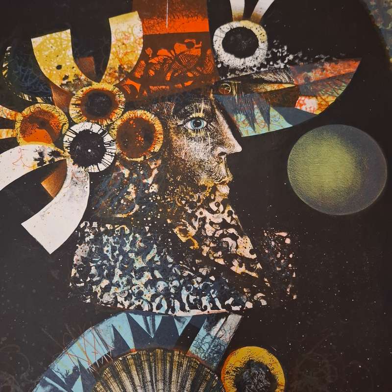 Lithograph by Pierre Henri Jacquot (1929-2009)