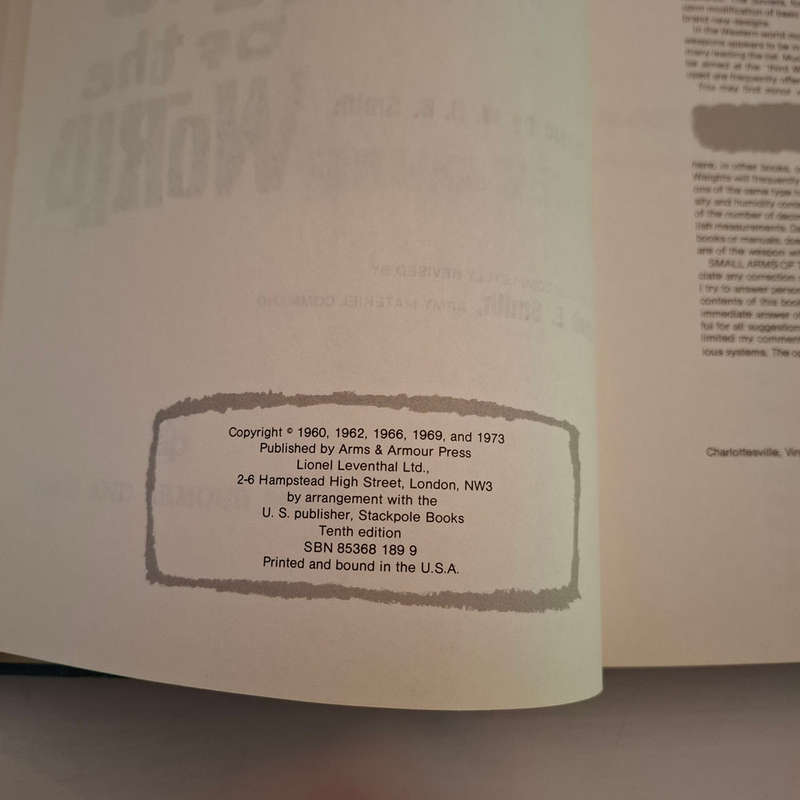 Small Arms of the World (a Basic manual of small arms) 10th Revised Edition (30th Anniversary Editio