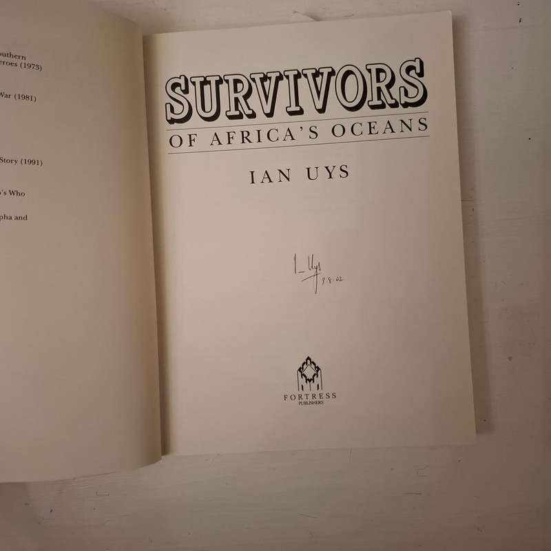 Survivors of Africa's Oceans (SIGNED) Ian Uys