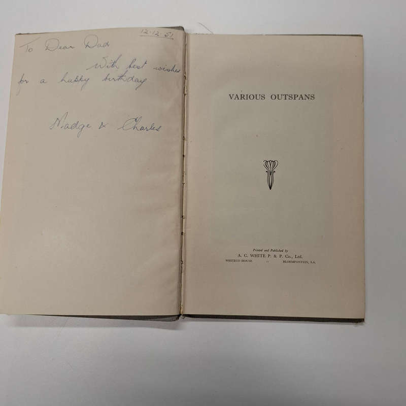 Various Outspans (E Plewman De Kock)