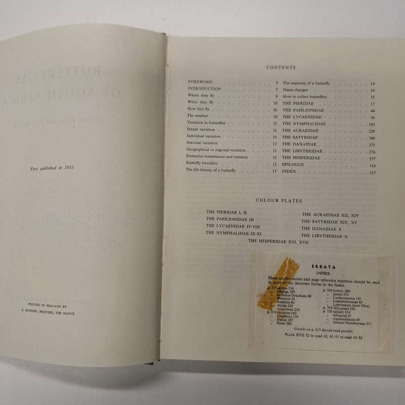 Butterflies of South Africa. Where, When and How they fly (D. A. Swanepoel)