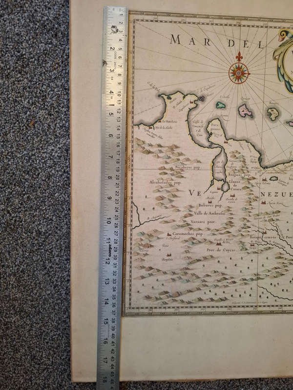 Venezuela cum parte Australi Novae Andalusiae (Johannes Janssonius)