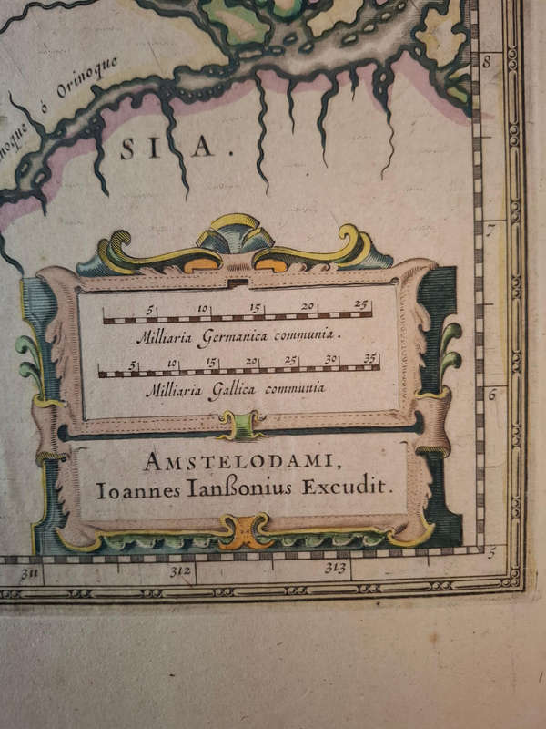 Venezuela cum parte Australi Novae Andalusiae (Johannes Janssonius)