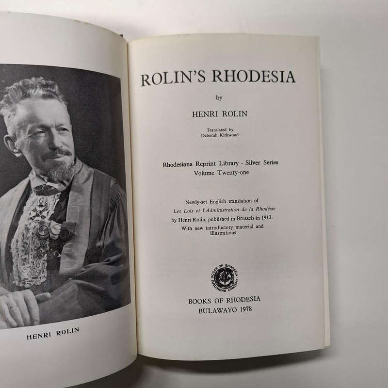 Rolin's Rhodesia (Henri Rolin)