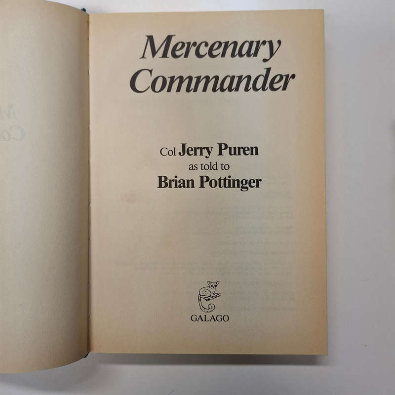 Mercenary commander (Jerry Puren, Brian Pottinger)
