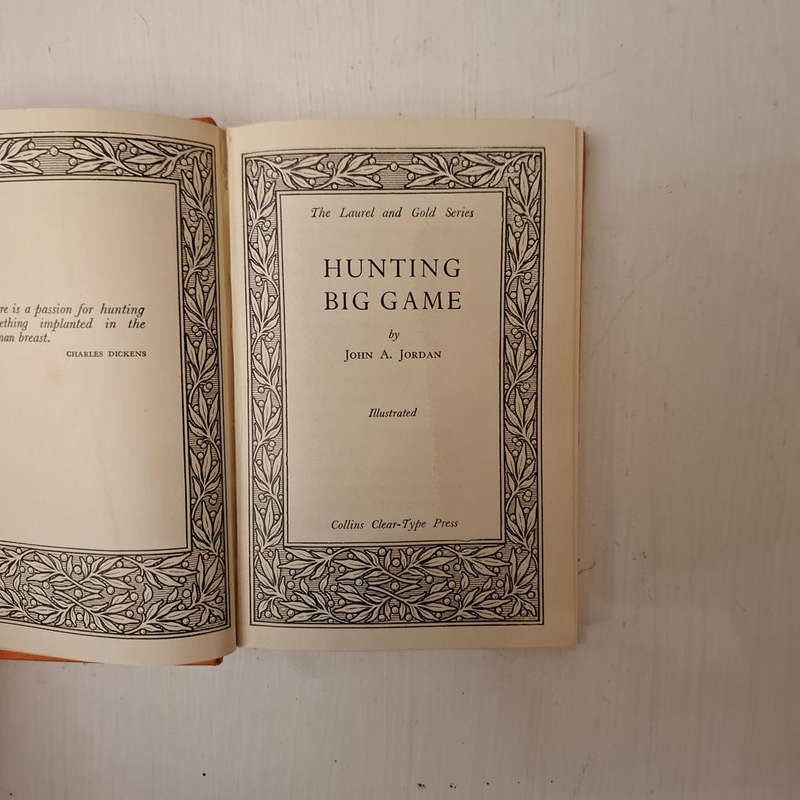 Hunting Big Game by John Alfred Jordan (1956)