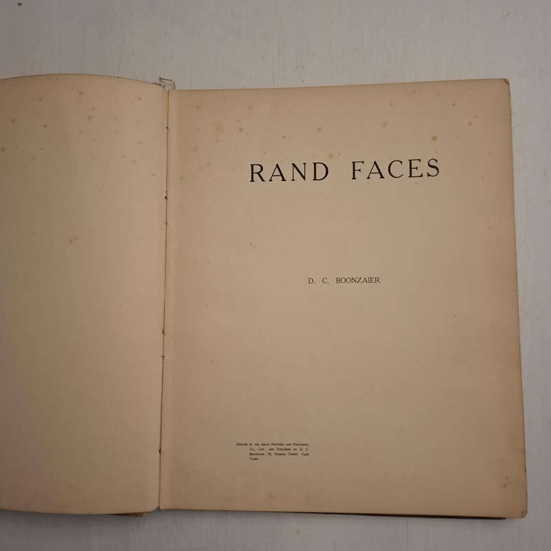 Rand Faces (D. C. Boonzaier)