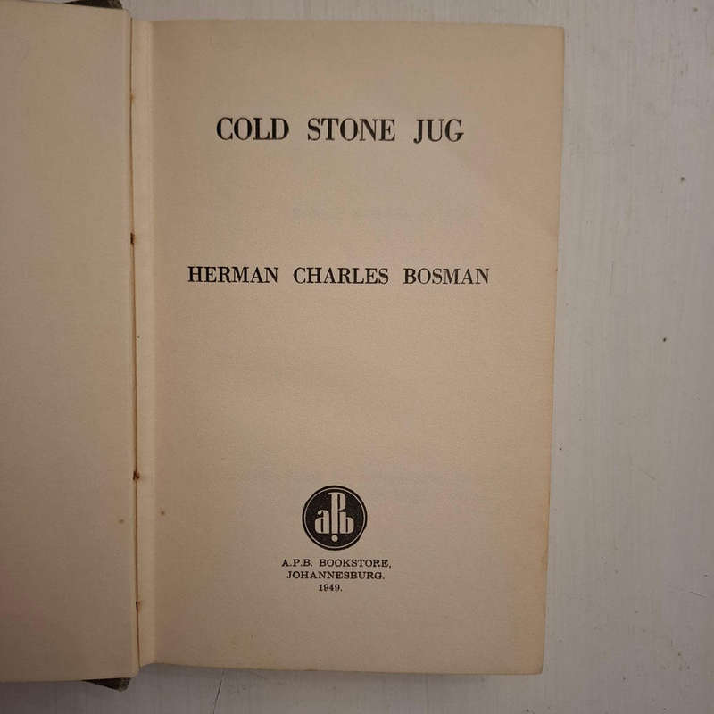 Cold Stone Jug (Herman Charles Bosman)