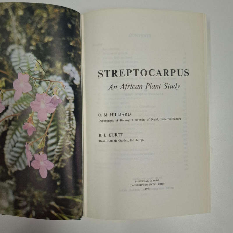Streptocarpus: An African Plant Study (Hilliard, O. M., Burtt, B. L.)