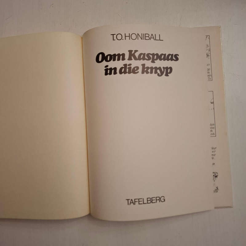 Oom Kaspaas in die knyp  (T O Honiball)