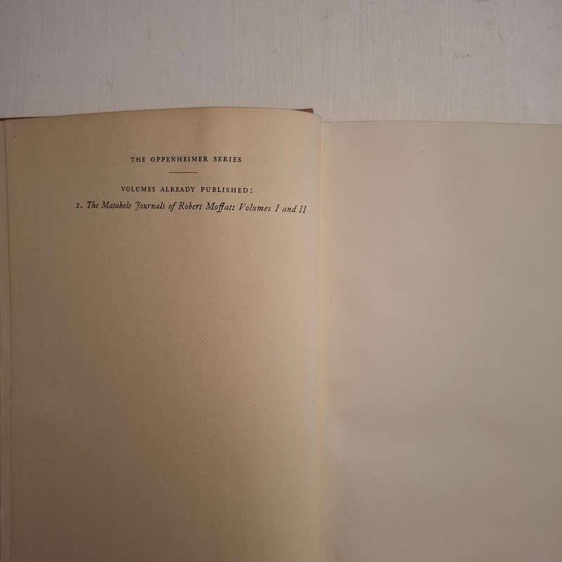 The Matabele Mission: A Selection from the Correspondence of John and Emily Moffat, David Livingston