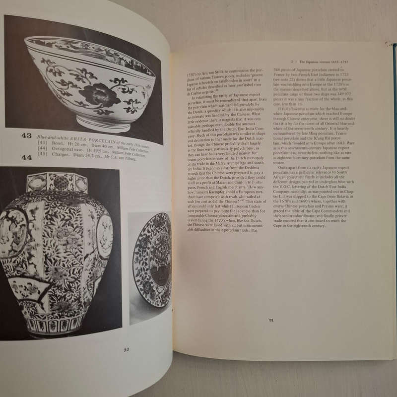Oriental Ceramics at the Cape of Good Hope 1652-1795. An Account of the Porcelain Trade of the Dutch