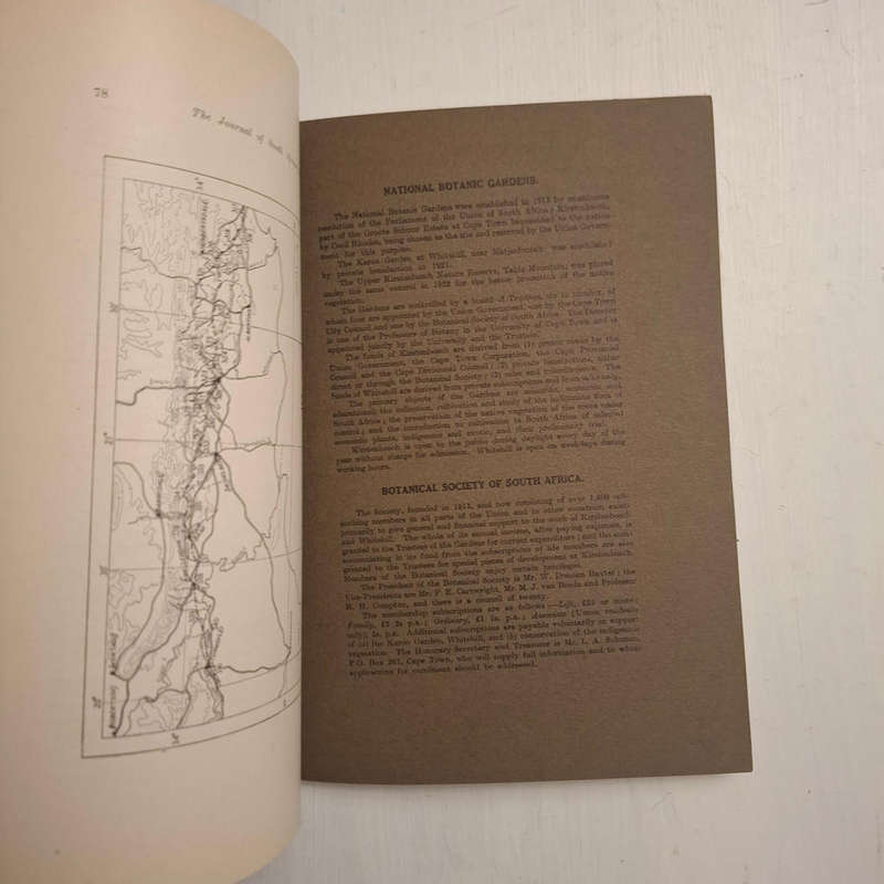 The Journal of South African Botany: A Sketch Map of Burchells Trek