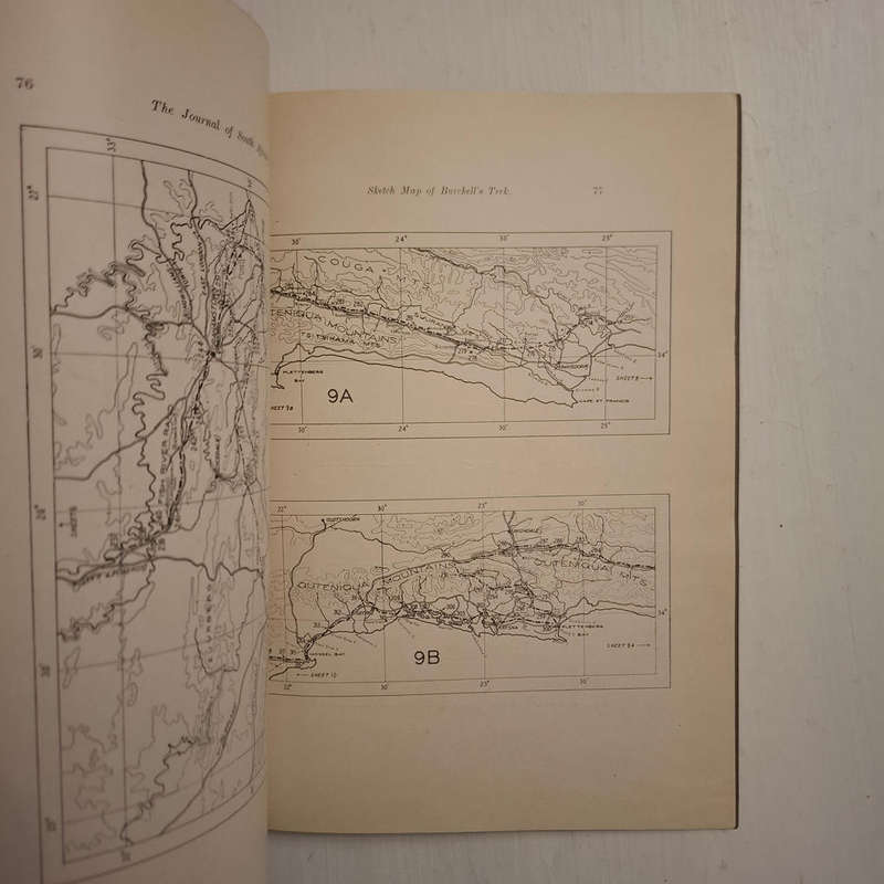 The Journal of South African Botany: A Sketch Map of Burchells Trek