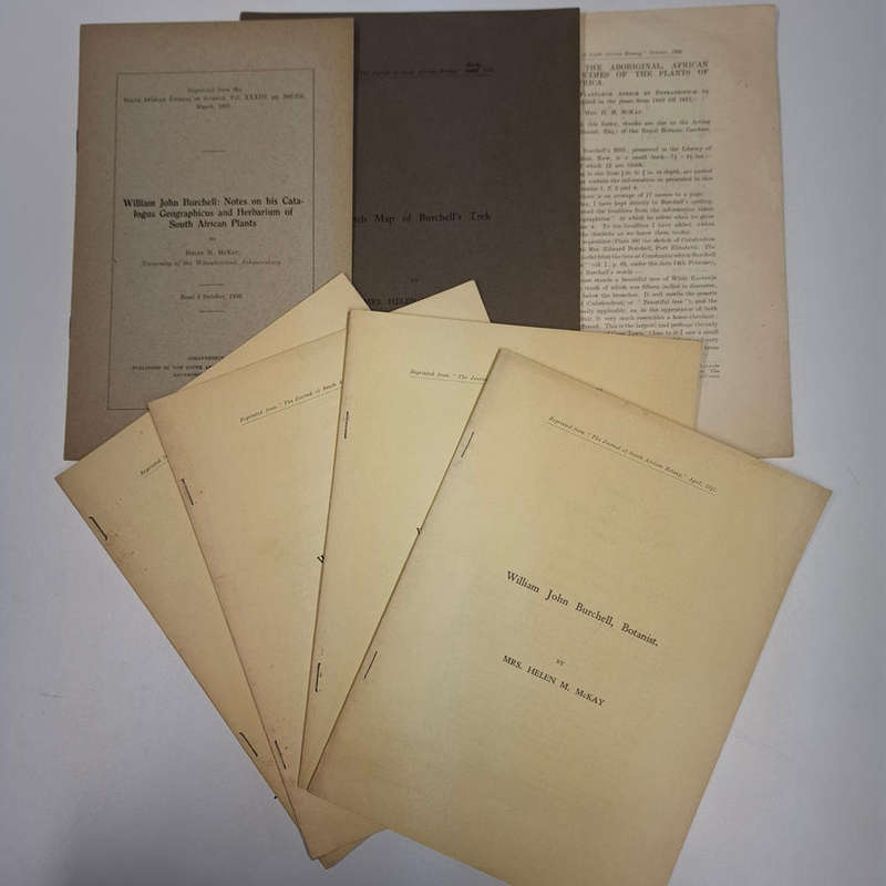 Selection of articles: William John Burchell by Mrs. Helen M. McKay originally published in The Jour