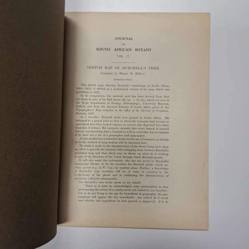 Selection of articles: William John Burchell by Mrs. Helen M. McKay originally published in The Jour