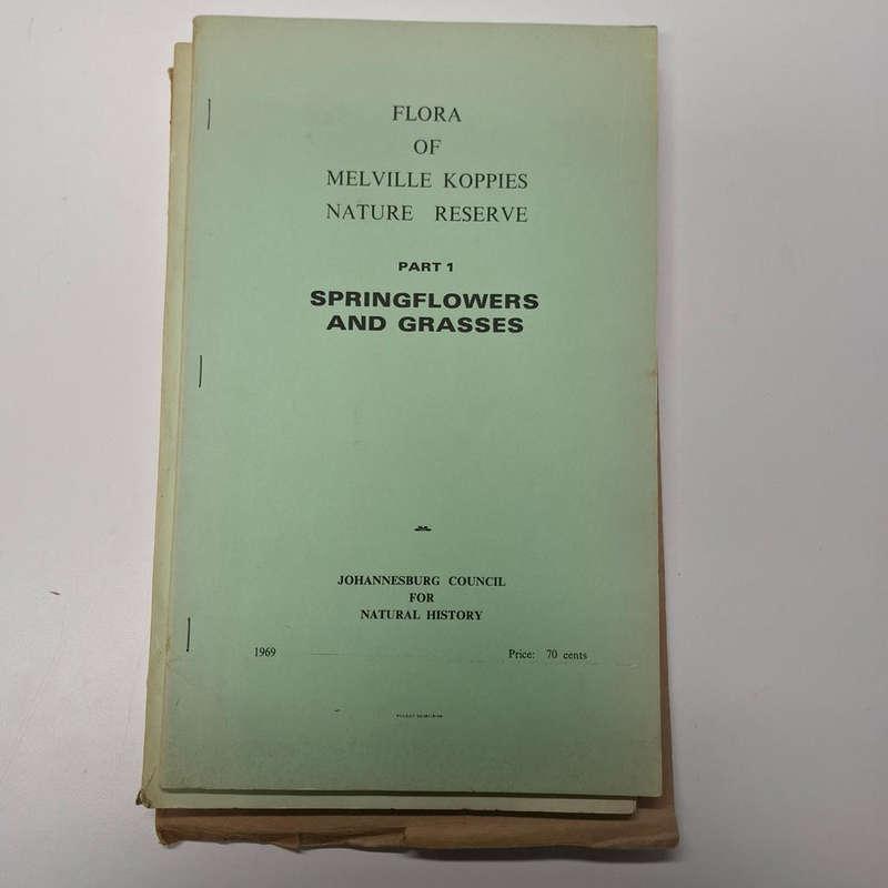 Flora of Melville Koppies Nature Reserve - 2 vols