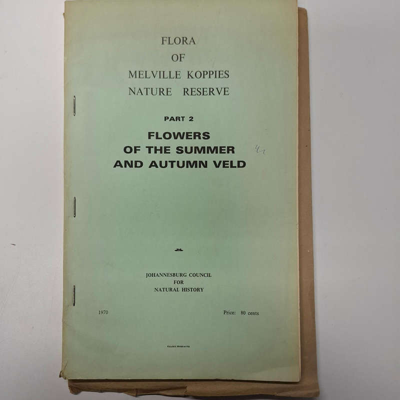 Flora of Melville Koppies Nature Reserve - 2 vols