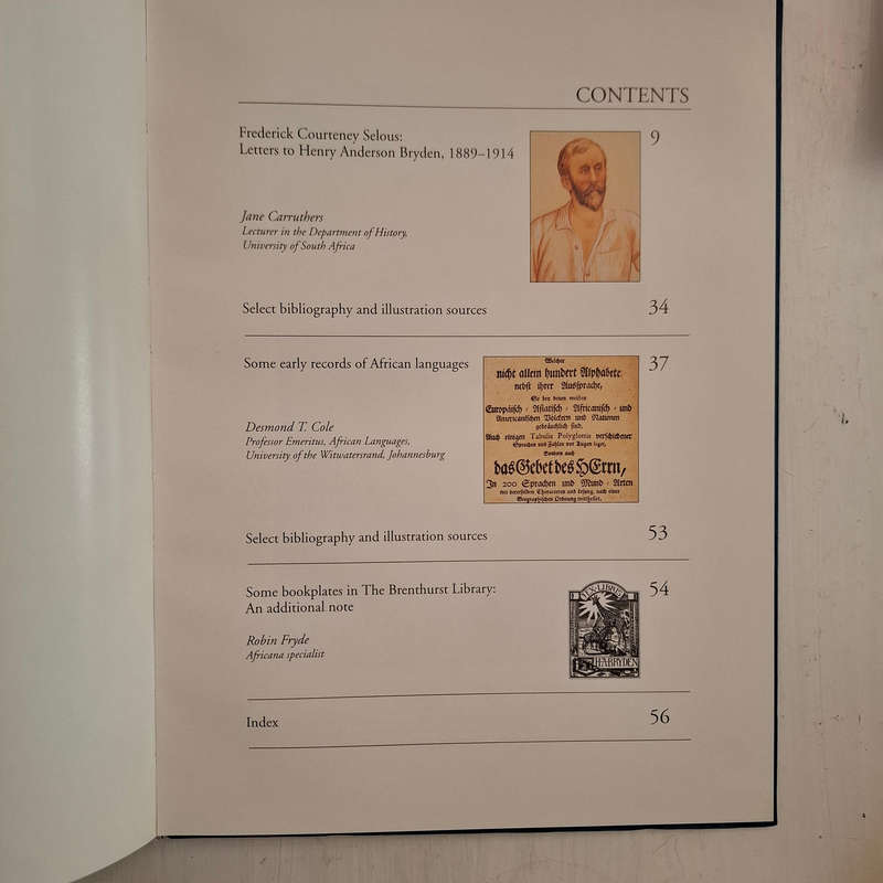 Brenthurst Archives - Footnotes to History From The Brenthurst Library, Johannesburg the Private Afr