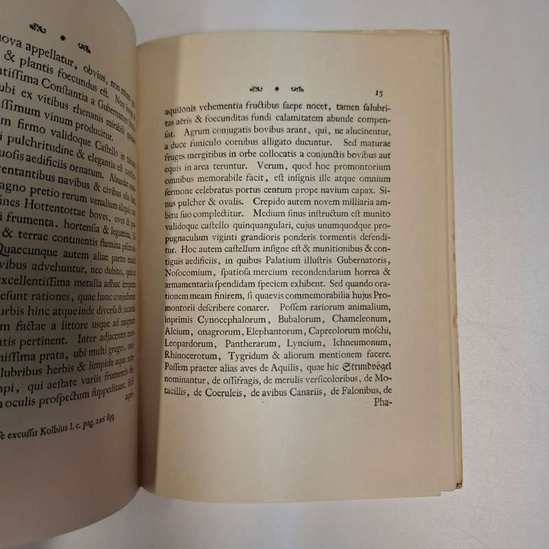 De Promontorio Bonae Spei, the Cape of Good Hope: a Latin oration delivered in the Hamburg Academy