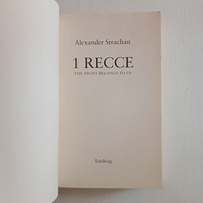1 Recce: The Night Belongs to Us (Alexander Strachan)