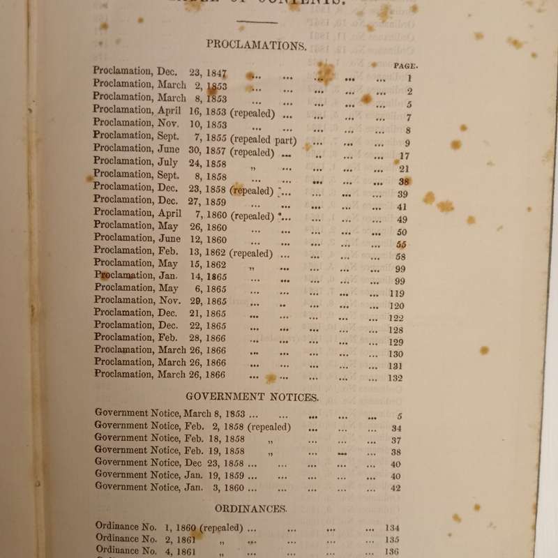 Laws and Regulations of British Kaffraria: Previous to its annexation to the Colony of the Cape of G