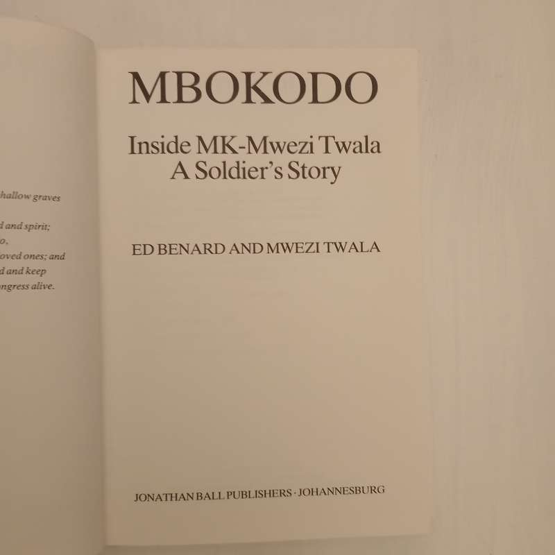 Mbokodo: Inside MK: Mwezi Twala - A Soldier's Story