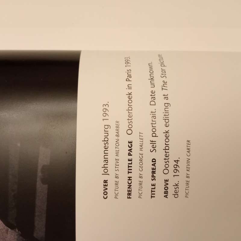 The Invisible Line: The Life and Photography of Ken Oosterbroek 1962-1994