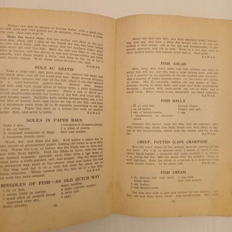 "Victory" Cookery Book: South African Women's Auxiliary Services