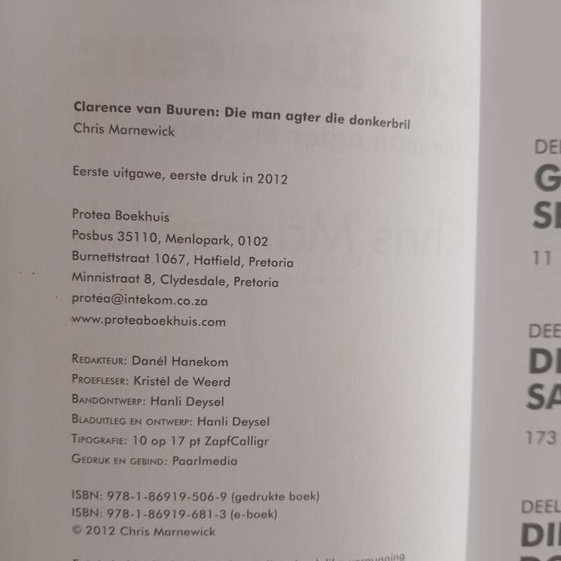 Clarence van Buuren: Die man agter die donkerbril