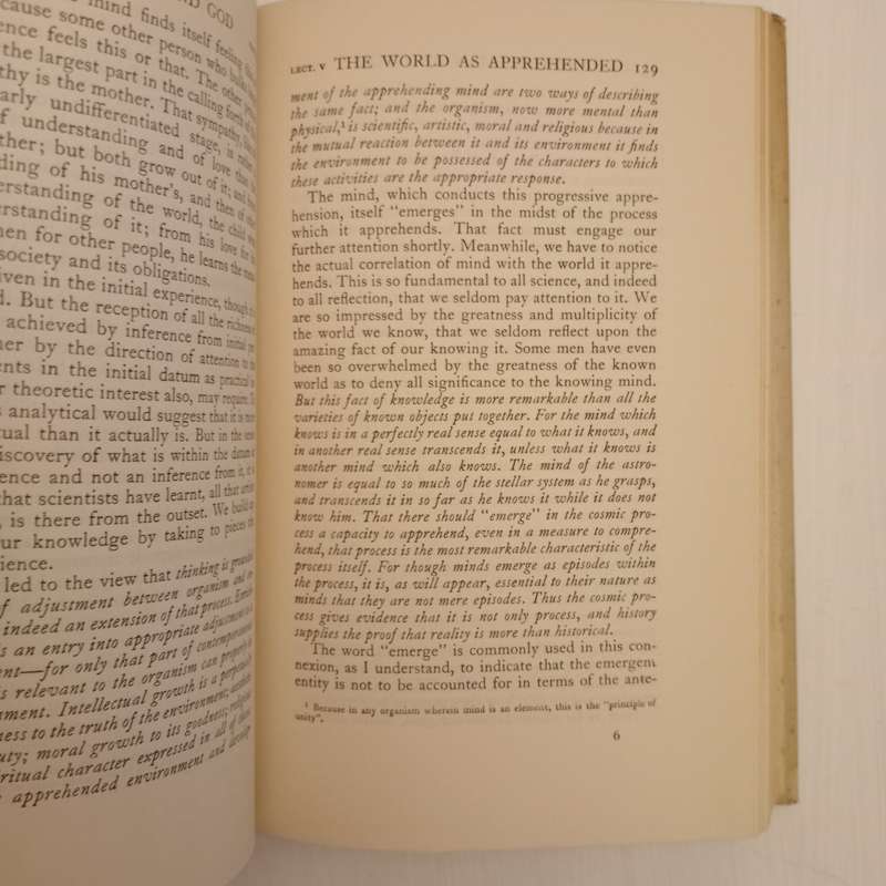 Nature, Man and God: Being the Gifford Lectures Delivered in the University of Glasgow in the Academ