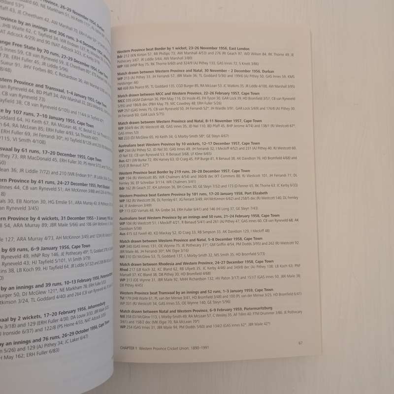 The Blue Book : A History of Western Province Cricket, 1890-2011