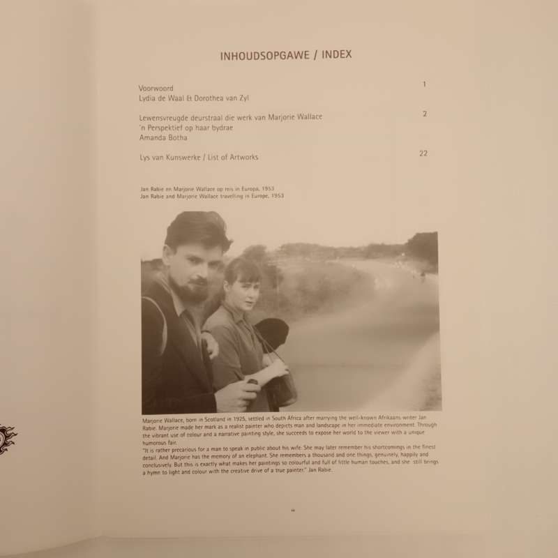 Marjorie Wallace Retrospektiewe Uitstalling / Retrospective Exhibition (1953-2003) Amanda Botha (com