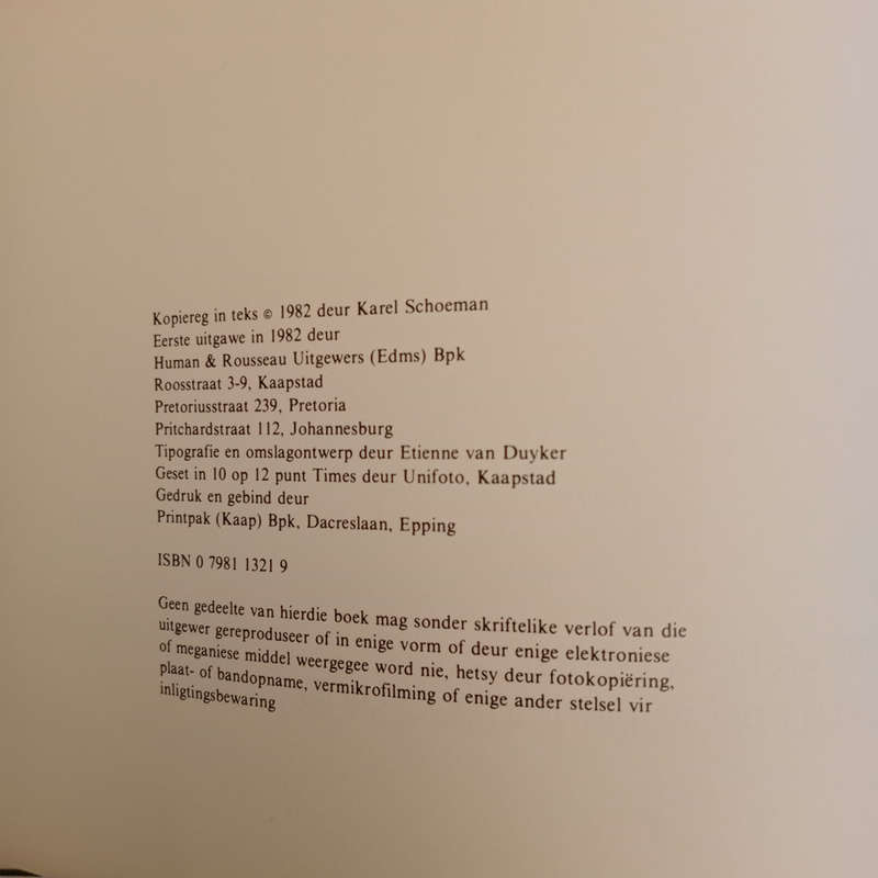 Vrystaatse Erfenis - Bouwerk en geboue in die 19de eeu (Karel Schoeman)